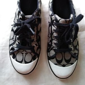 Coach tennis shoes , size 10